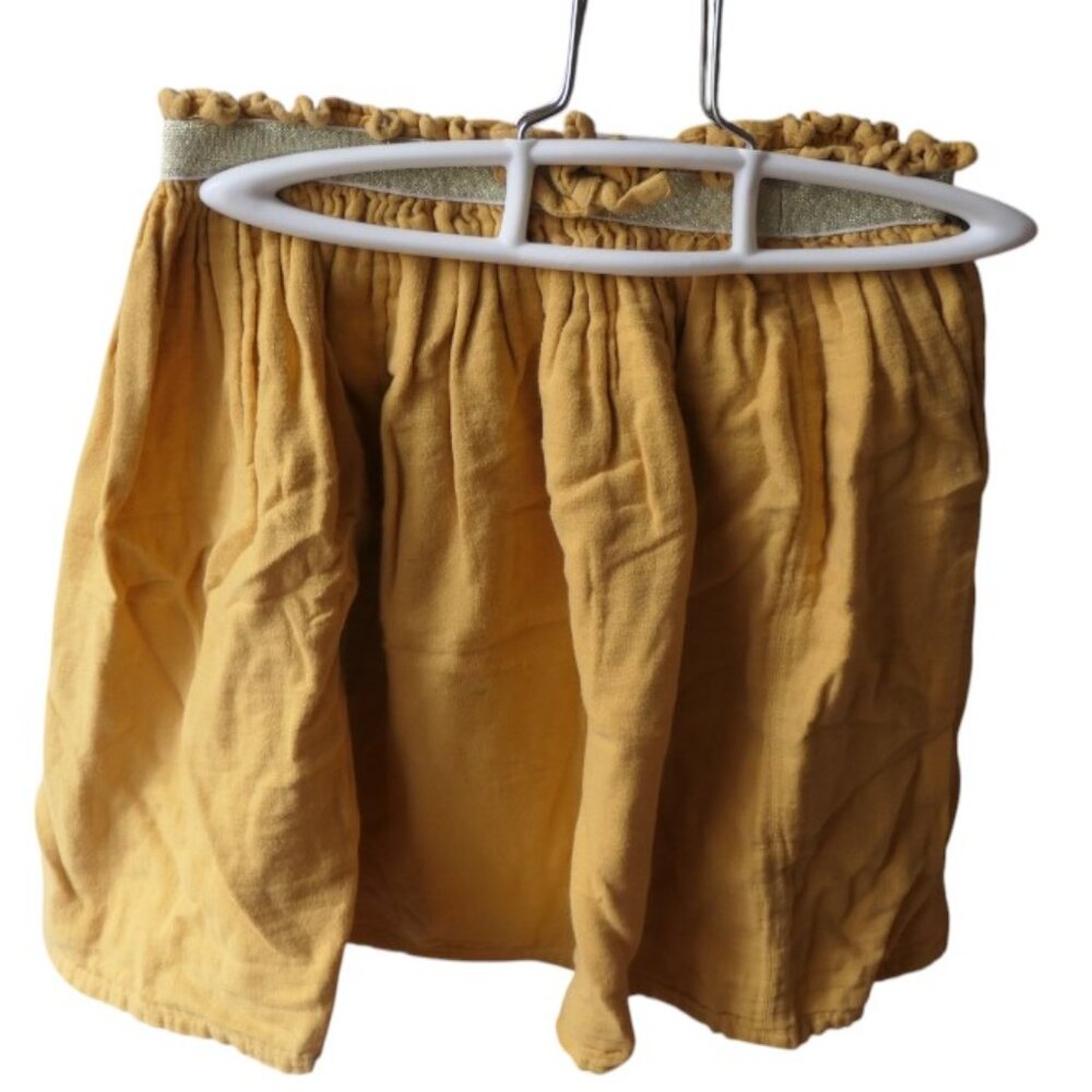 Cyrillus-Girl’s yellow cotton skirt-8yrs